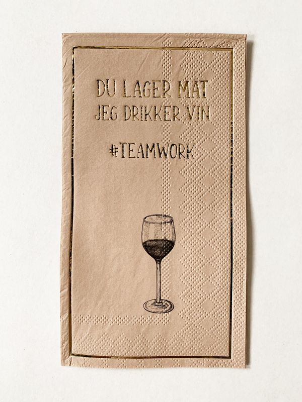 Teamwork - Buffet Serviett